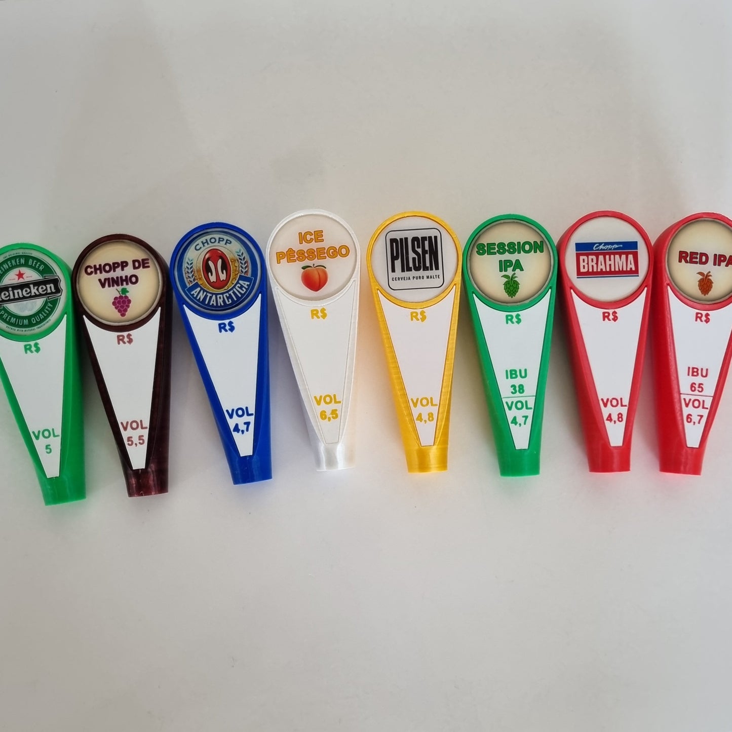 Manopla de Chopeira Tap Handle Modelo Classic Personalizado Com a Sua Marca