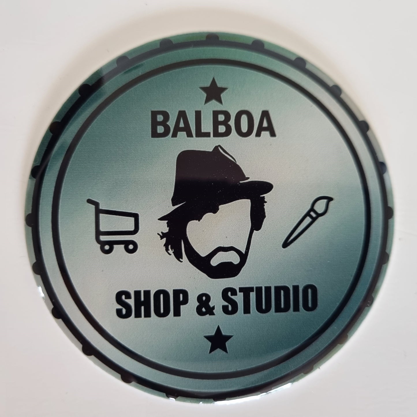 2 Medalhões Plásticos Resinados Personalizados Para Chopeira