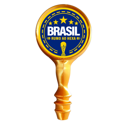 Manopla de Chopeira Tap Handle da Seleção Brasileira Modelo Premium