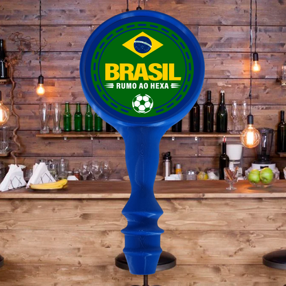 Manopla de Chopeira Tap Handle da Seleção Brasileira Modelo Premium