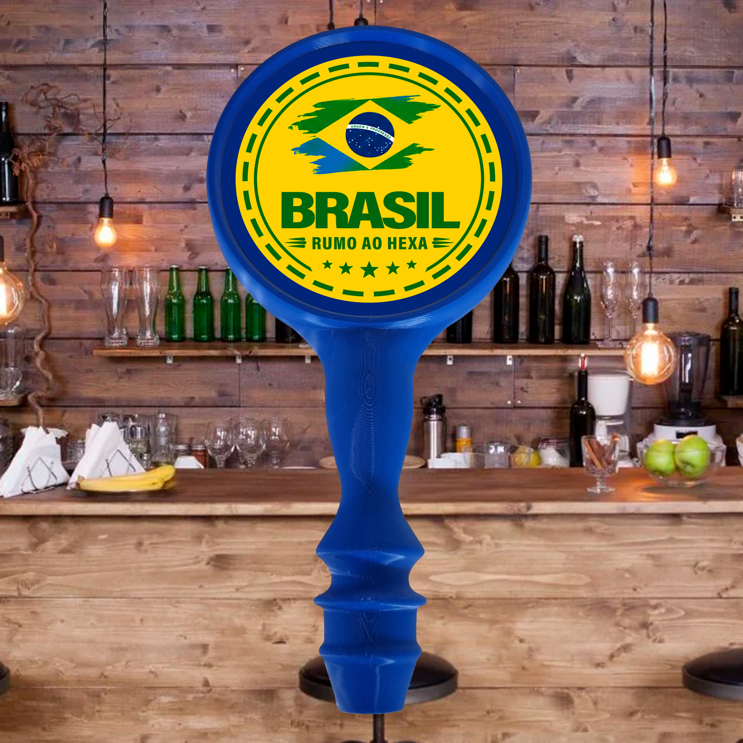 Manopla de Chopeira Tap Handle da Seleção Brasileira Modelo Premium